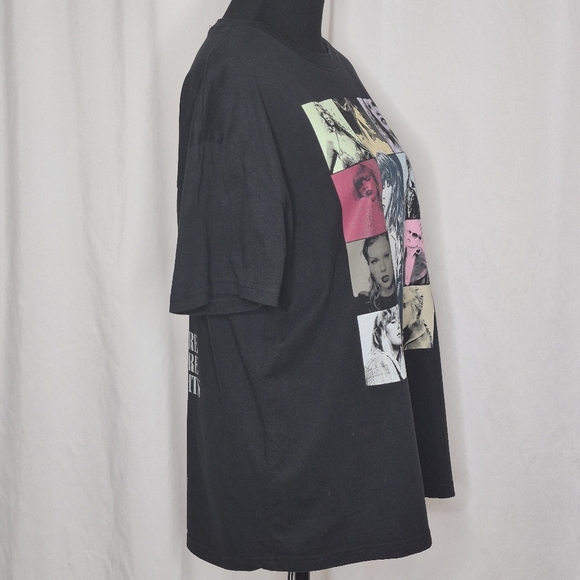 Taylor Swift The Eras Tour Black T-Shirt - Size M - Picture 4 of 9